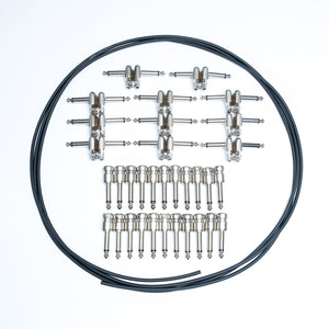 DIY Soldered Cable Kit for 10 Channel Pedalboard Switchers